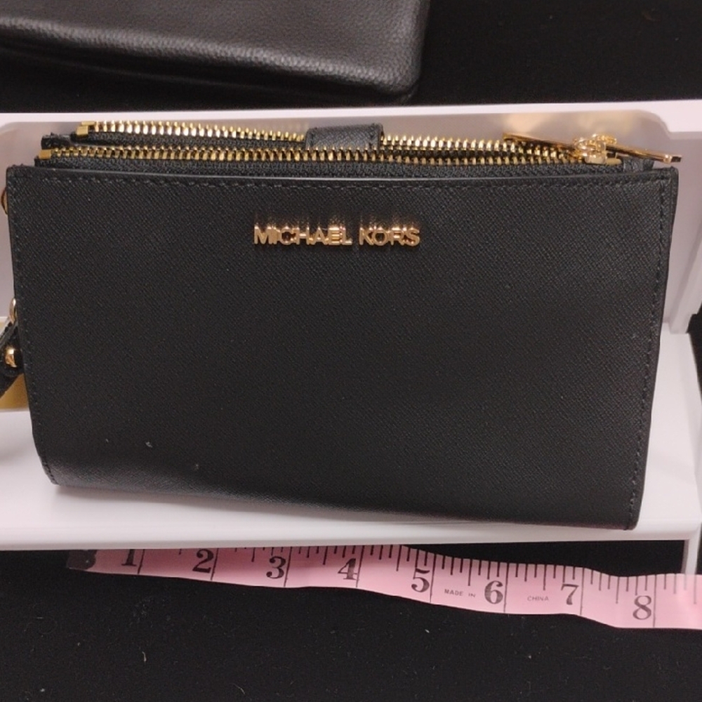 Michael Kors Black Saffiano Leather Wallet